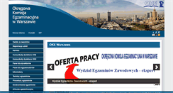 Desktop Screenshot of oke.waw.pl