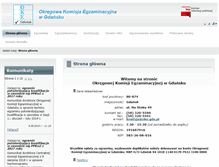 Tablet Screenshot of oke.gda.pl